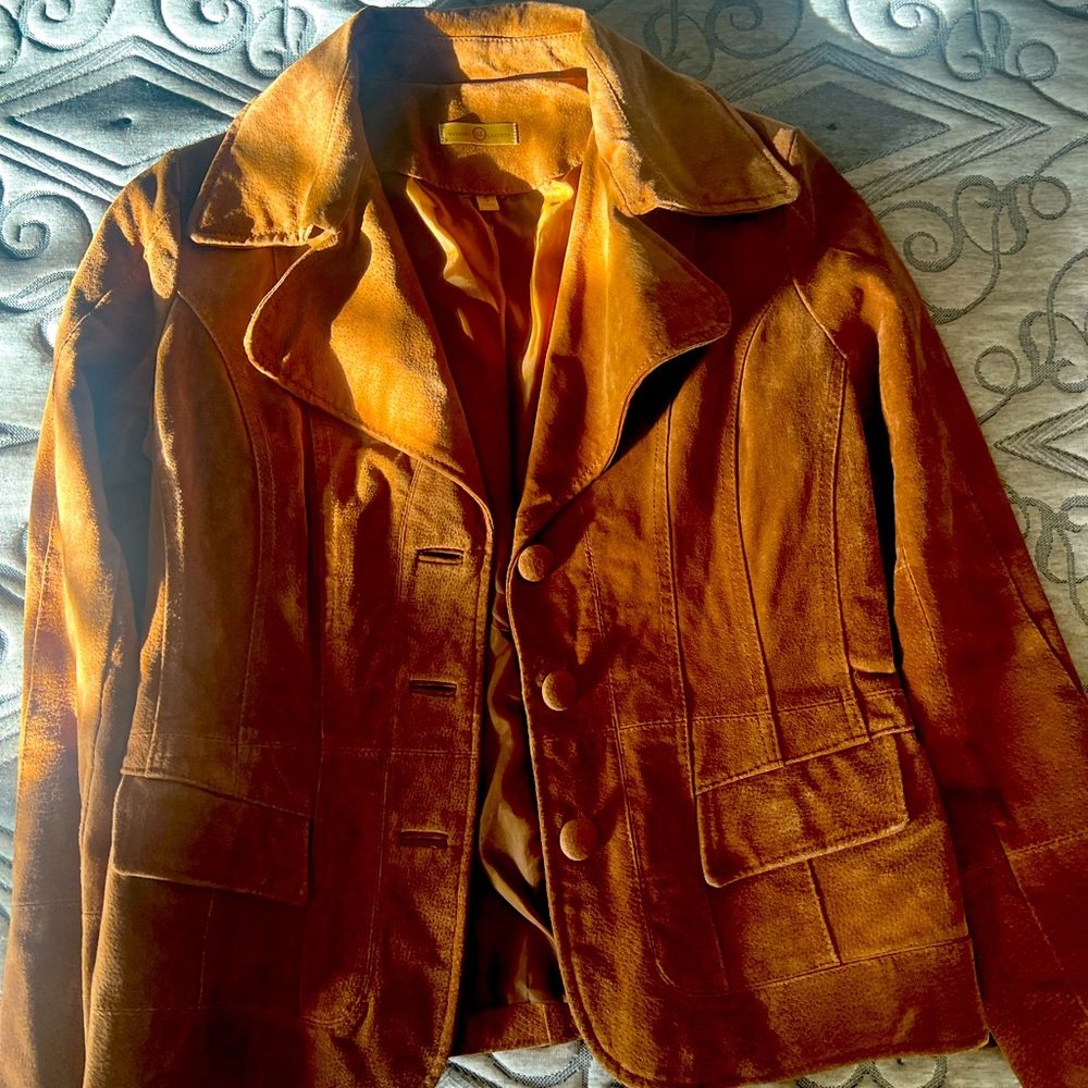 Sued/leather jacket